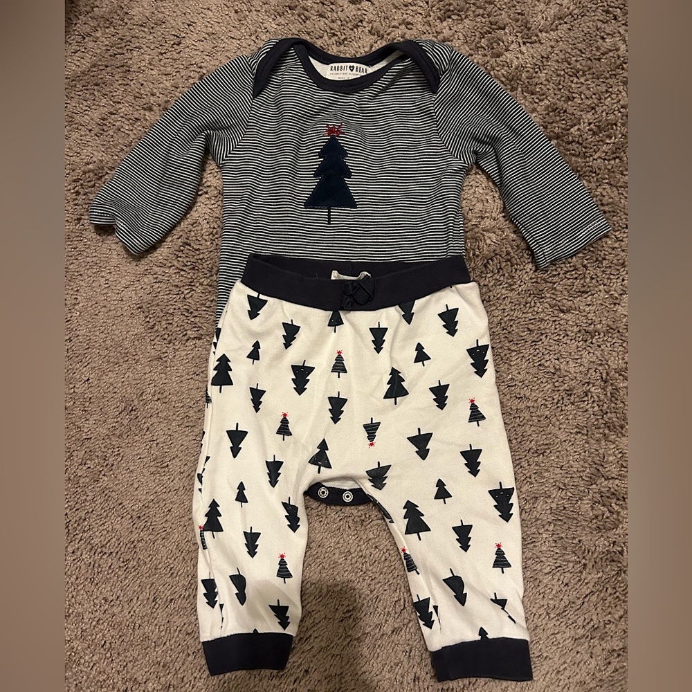 Blue Christmas Tree Outfit